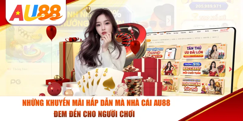 Nhiều chương trình khuyến mãi nạp đầu hấp dẫn tại AU88